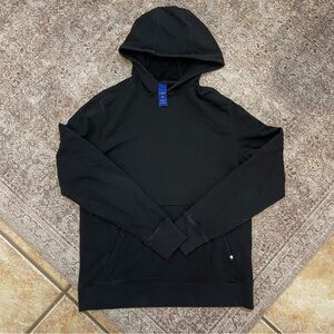 Kit and Ace Men's Black Kangaroo Pocket Lightweight Hoodie M